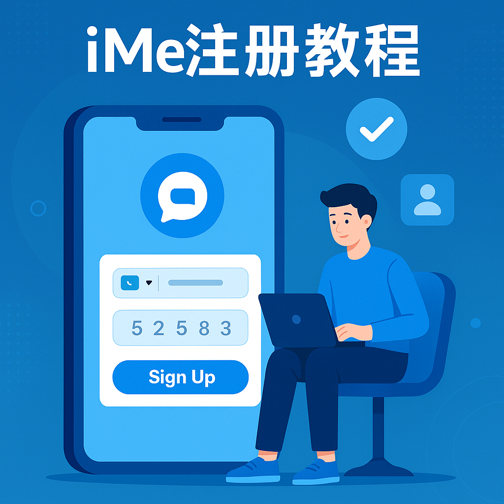 註冊iMe的正確方式