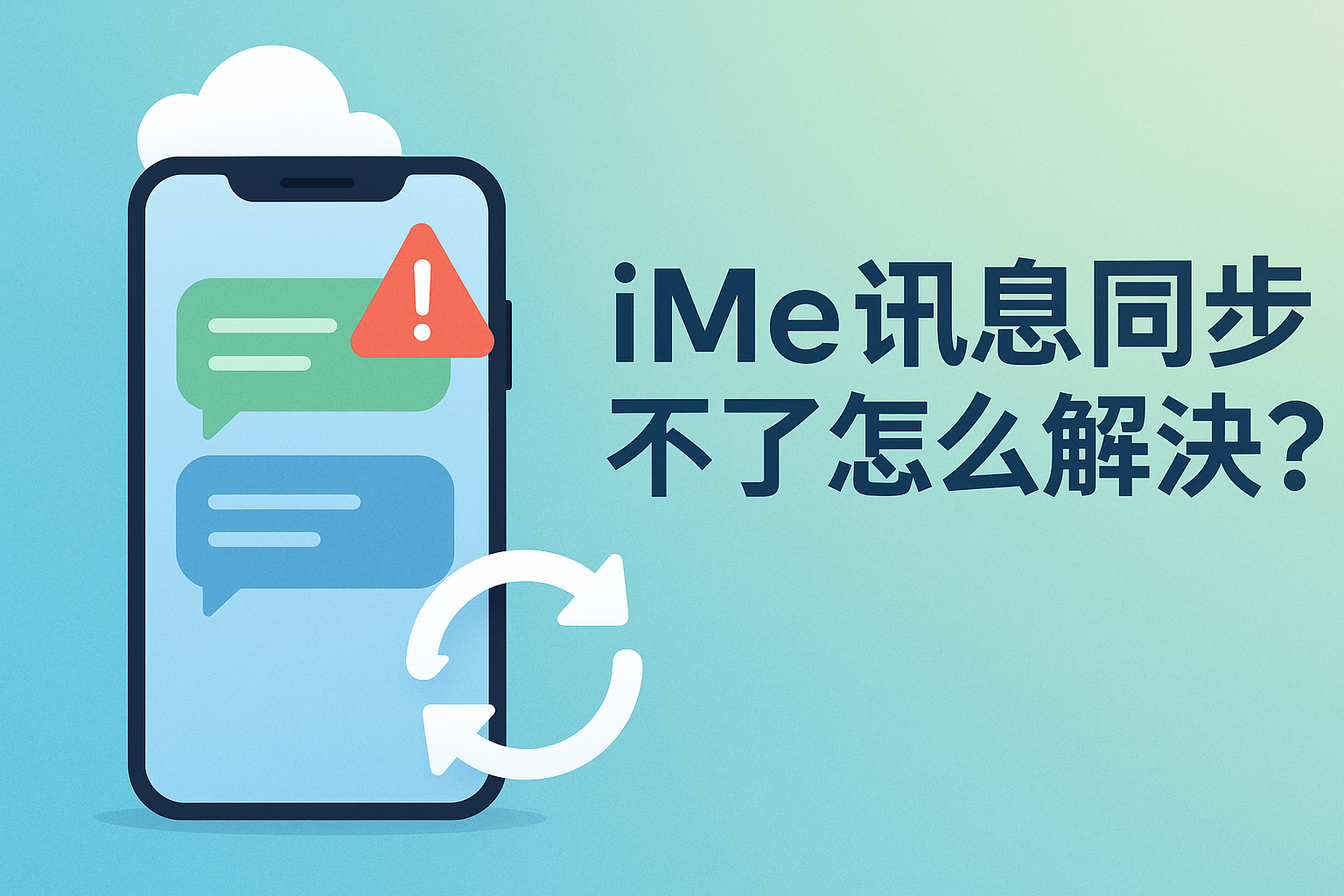 iMe訊息總是不同步？教你一步步排查